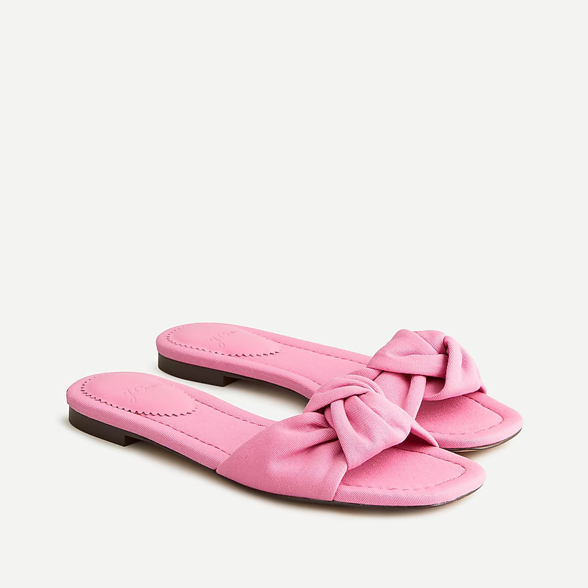 Knotted sandals in chino cotton | J. Crew US