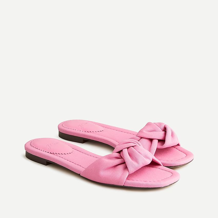 Knotted sandals in chino cotton | J.Crew US