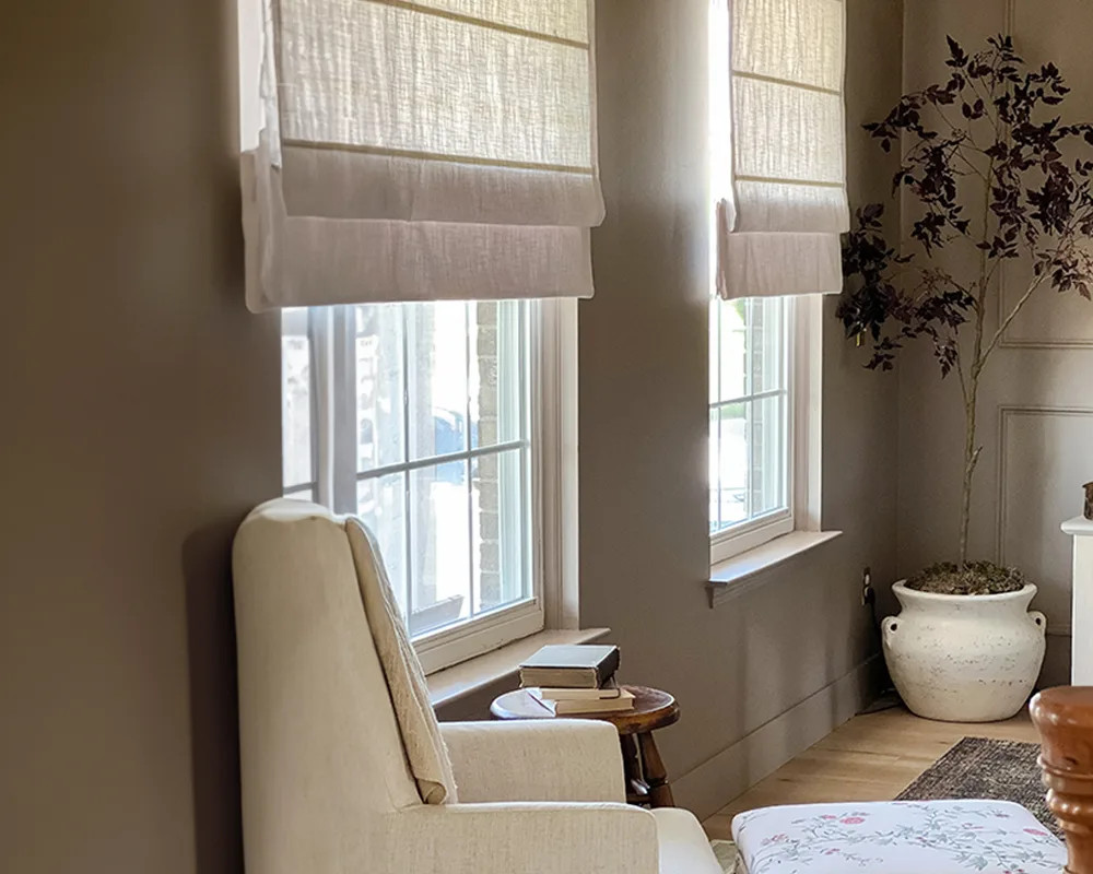 Liz Linen Roman Shade Cordless | TWOPAGES