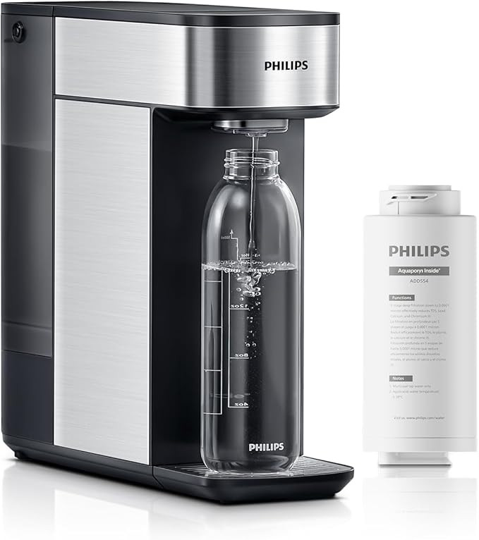Reverse Osmosis Water Filter Countertop, PHILIPS Compact 5-in-1 RO Water Filtration System Purifi... | Amazon (US)