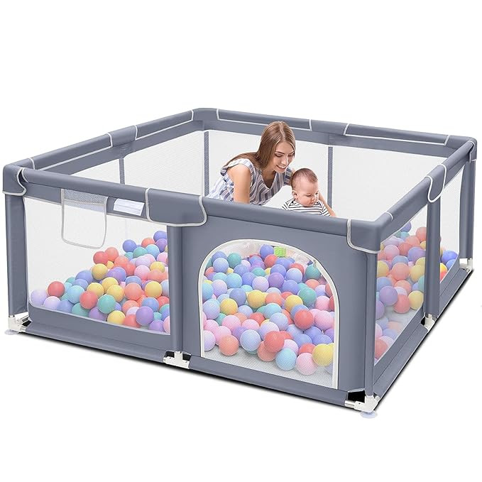 Suposeu Baby Playpen, Play Pen for Kids Activity Center, Large Baby Playard for Indoor and Outdoo... | Amazon (US)