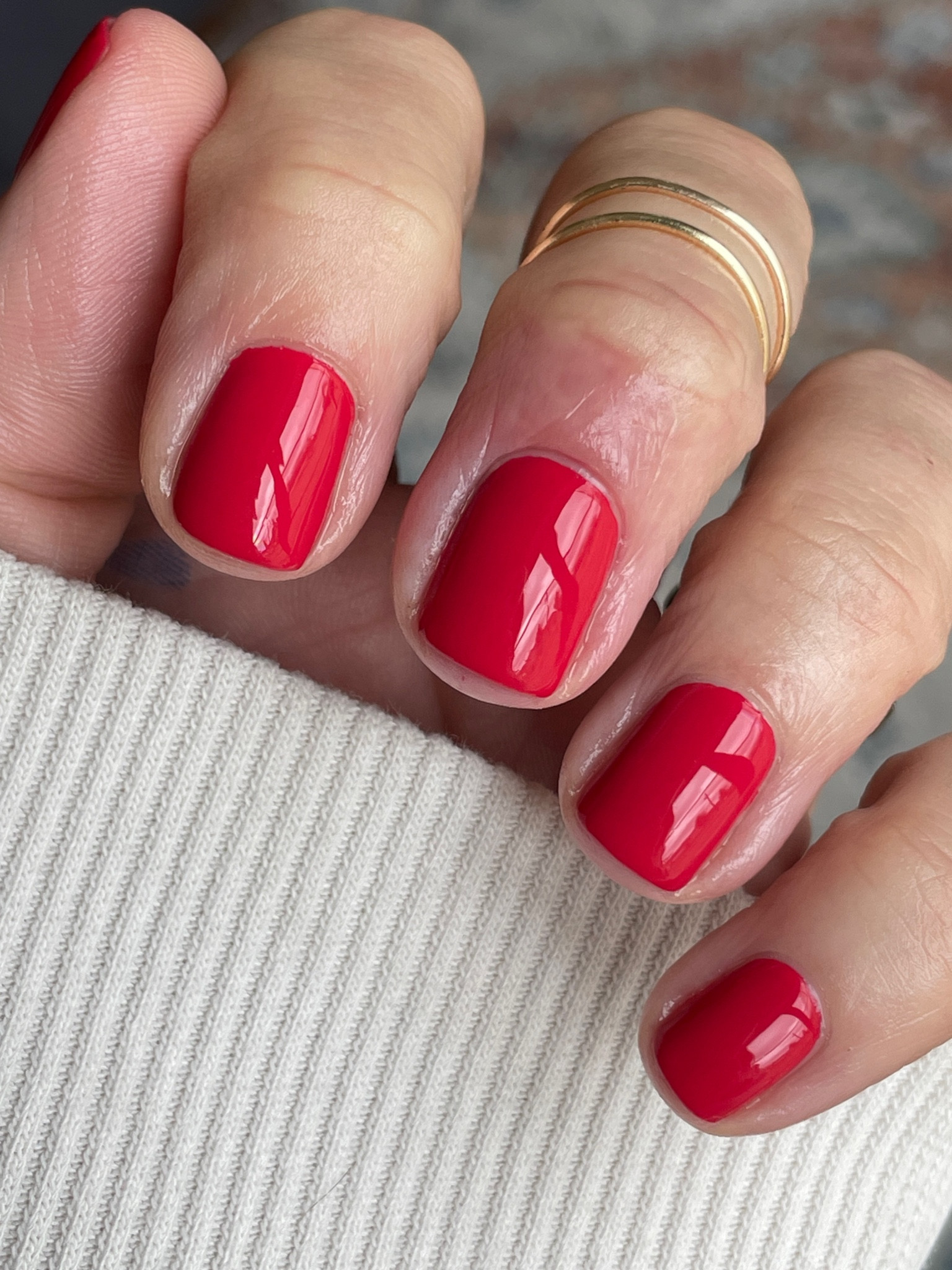 This gorgeous red nail polish is Nocturnal Encounter by Essie from their Mystical Mist collection exclusive to Target. ❤️

#LTKBeauty