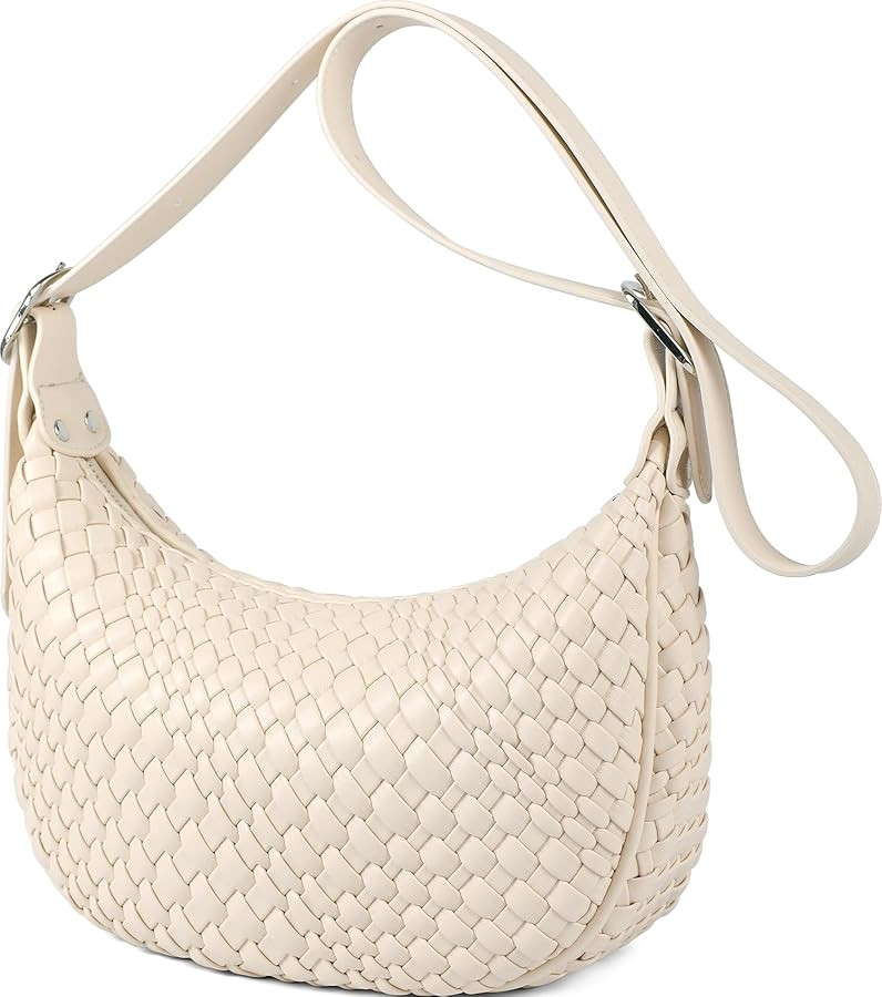 Queenoris Small Shoulder Bag for Women Cute Vegan Leather Clutch Purses and Handbags Trendy Cross... | Amazon (US)