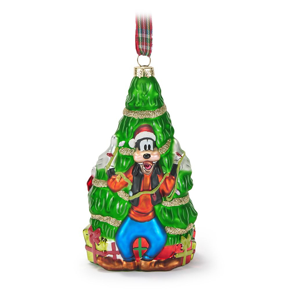 Donald Duck and Goofy Glass Ornament | Disney Store