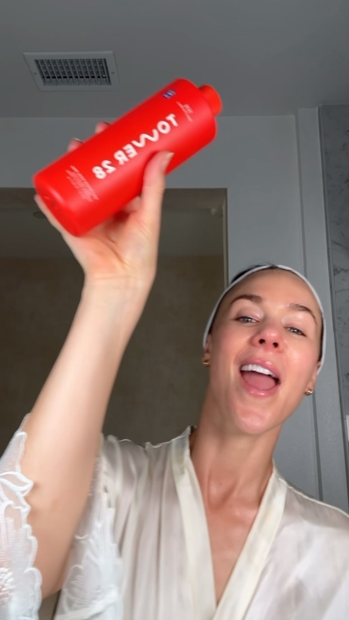 Can't go a day without my Tower 28 SOS Daily Rescue Facial Spray. Non pore clogging ingredients and super hydrating👏🏻👏🏻👏🏻  Now they have a refill size!

#LTKbeauty #LTKU #LTKVideo