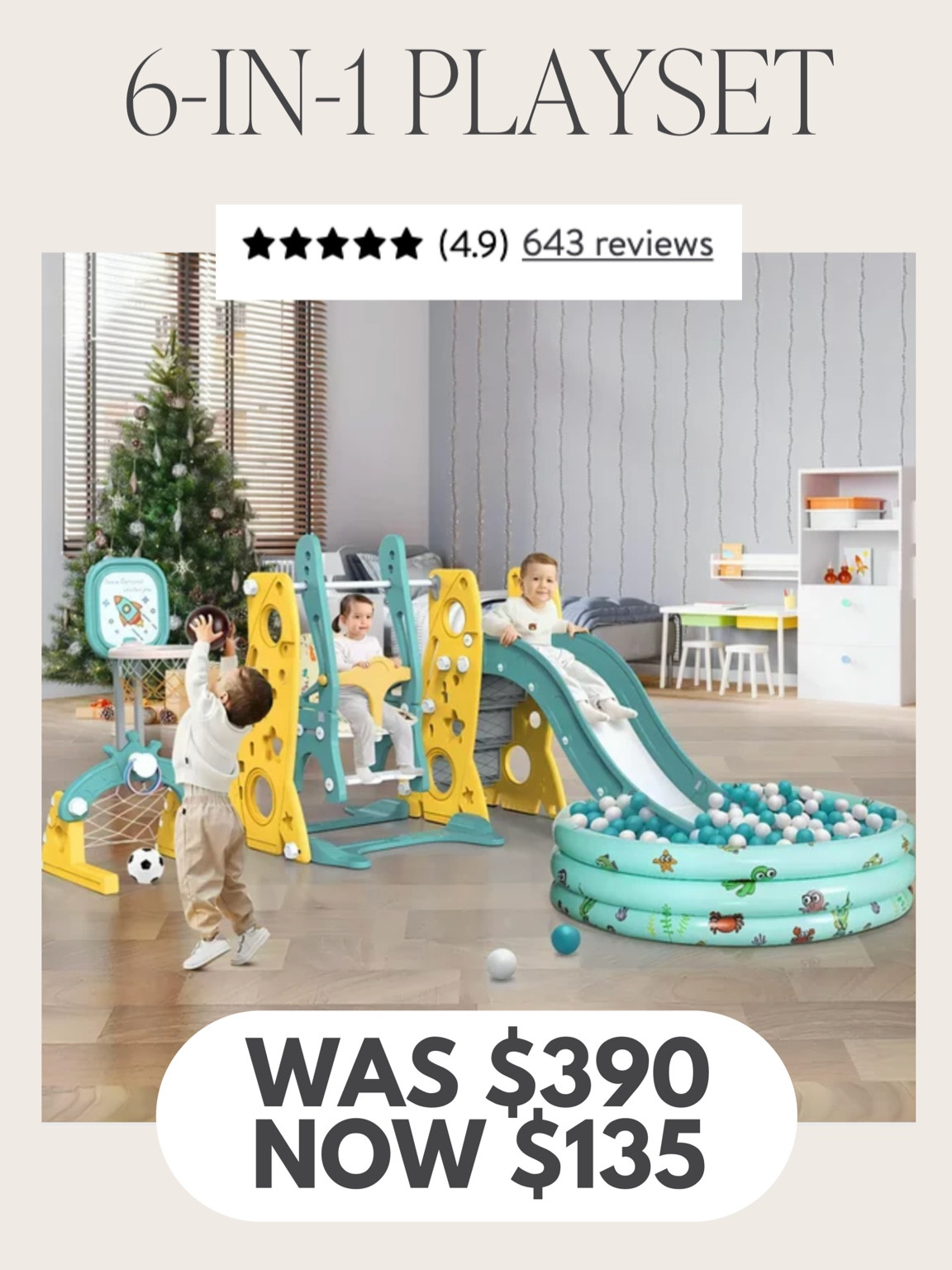 This 6-in-1 play set is a great deal!

#LTKGiftGuide #LTKkids #LTKsalealert