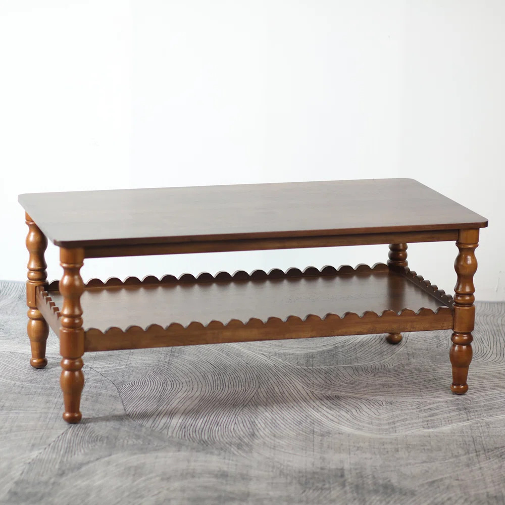 Rectangle Coffee Table Solid Wood Coffee Table | Wayfair North America