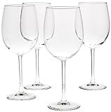 Amazon.com | Amazon Basics All-Purpose Wine Glasses, 19-Ounce, Set of 4: Wine Glasses | Amazon (US)