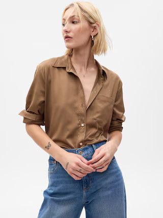 Satin Shirt | Gap (US)