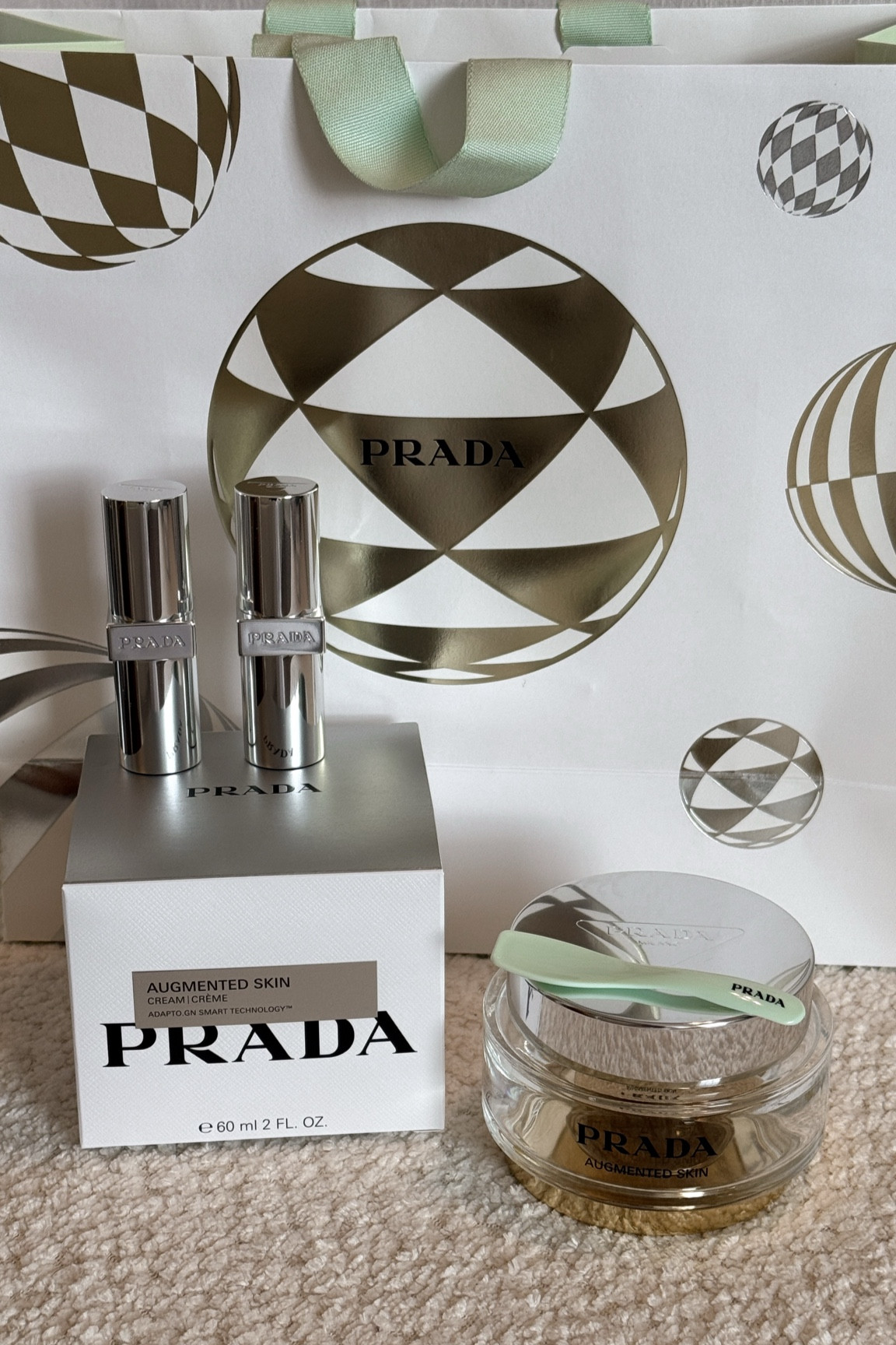 Prada Lip Balm and Prada Skin Cream 🤍✨ winter hydration from Prada Beauty 

#LTKGiftGuide #LTKWedding #LTKU #pradabeauty #pradabalm #PradaTheCream #skincare #beautyy

#LTKHoliday #LTKBeauty #LTKStyleTip