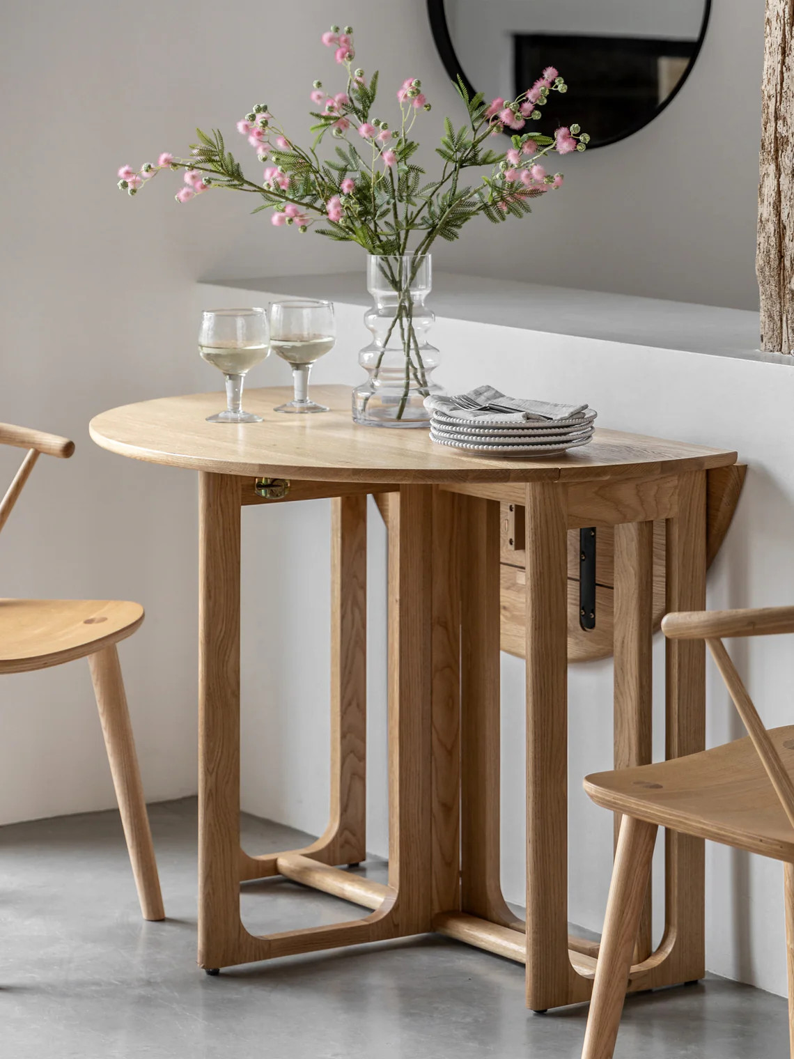 Runder klappbarer Esstisch Craft, Ø 100 cm | Westwing EU