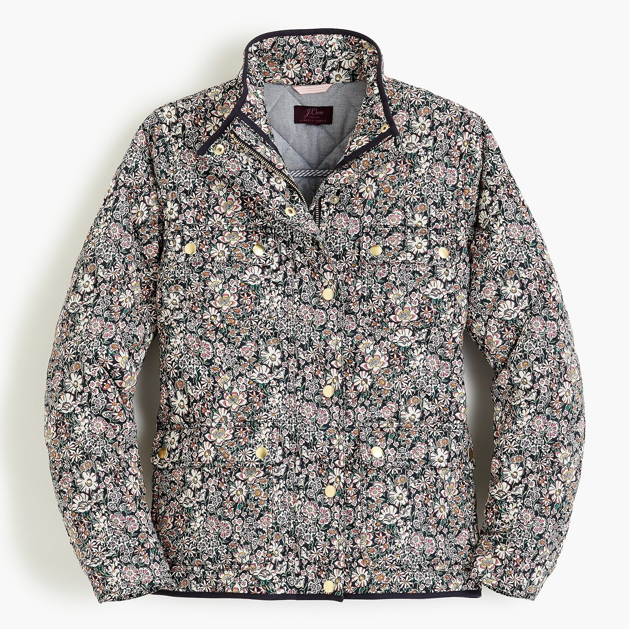 Quilted downtown field jacket in Liberty® garden print | J.Crew US