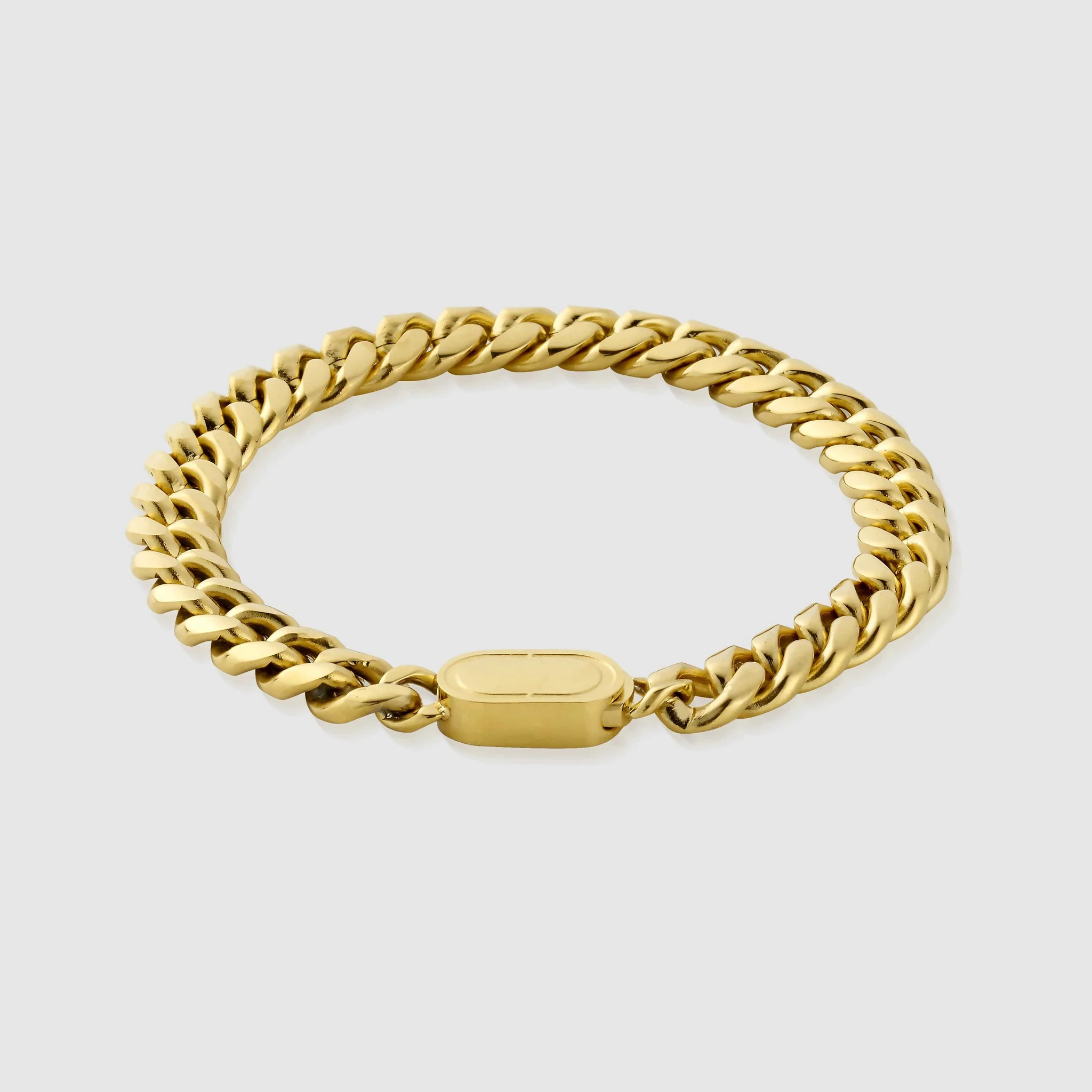 Cuban Bracelet (Gold) 8mm | Craftd London (US)