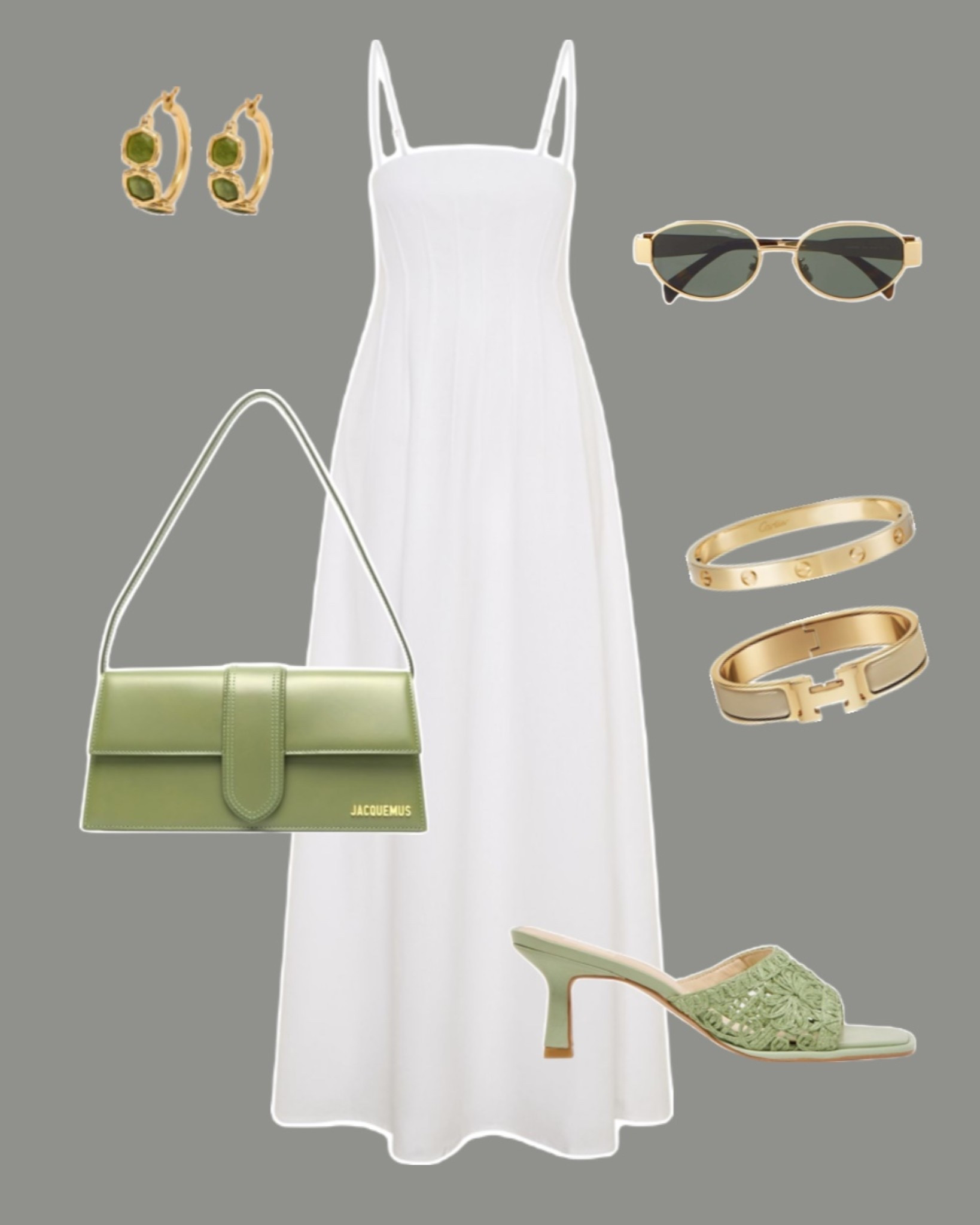 White maxi dress + olive green accessories 

euro summer outfit, European summer outfit, travel outfit, timeless, feminine

white midi dress, spring wedding guest dress, vacation dinner outfit, European summer outfit, sage green heels, green shoulder bag, gold jewelry stack, minimalist bridal look, honeymoon outfit, Italy outfit inspo, feminine classic style, neutral capsule wardrobe, dressy date night look

#LTKTravel