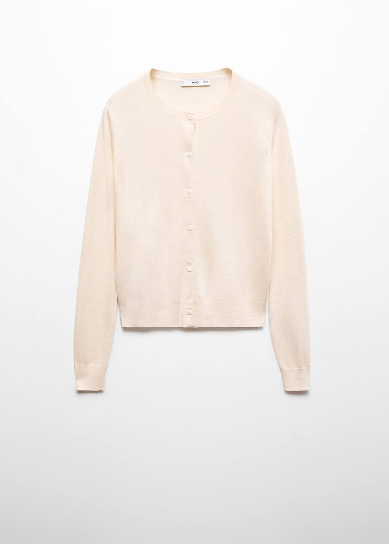 Button knit cardigan -  Women | Mango USA | MANGO (US)