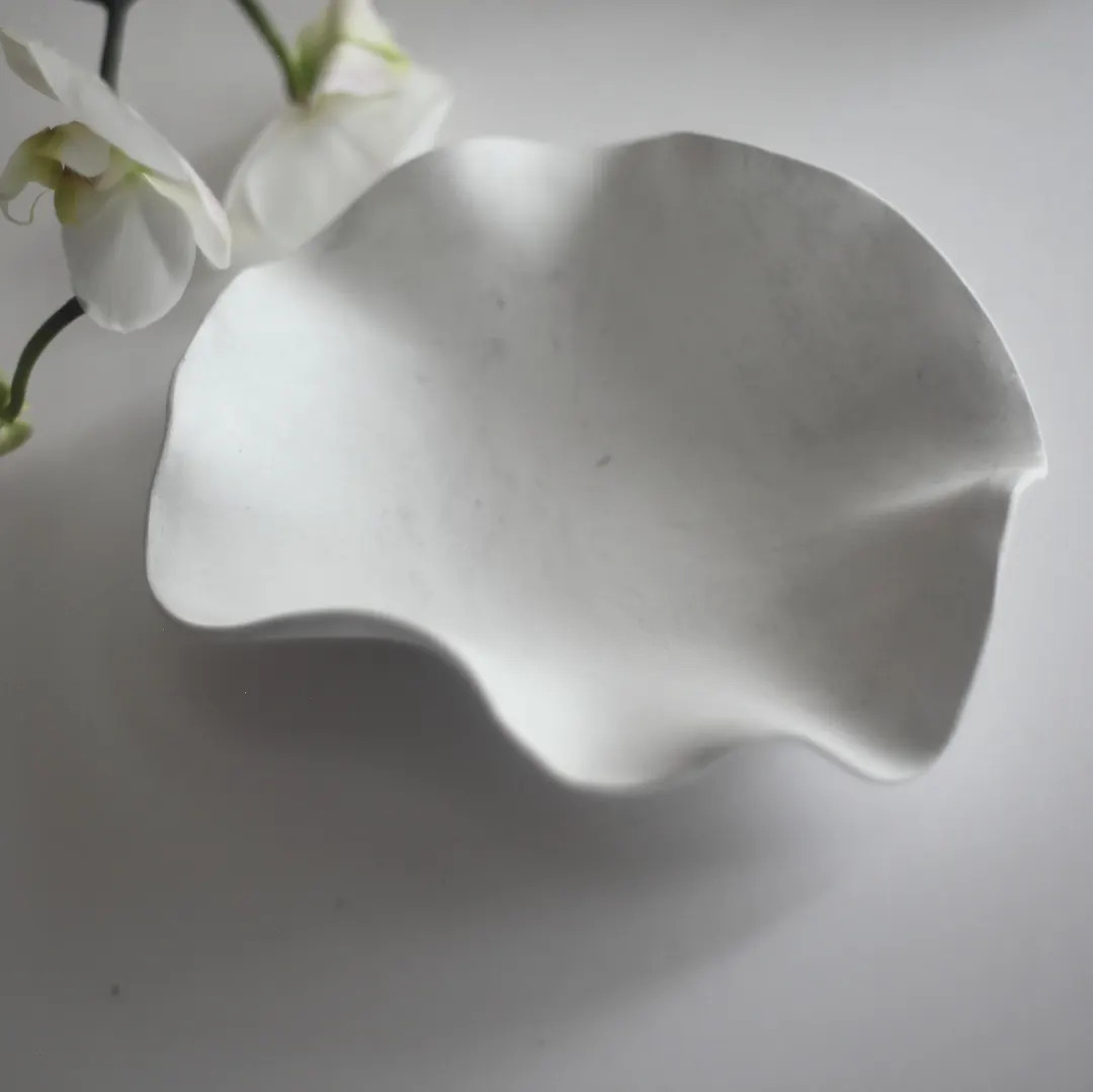 White Marble Clay Bowl - Etsy | Etsy (US)