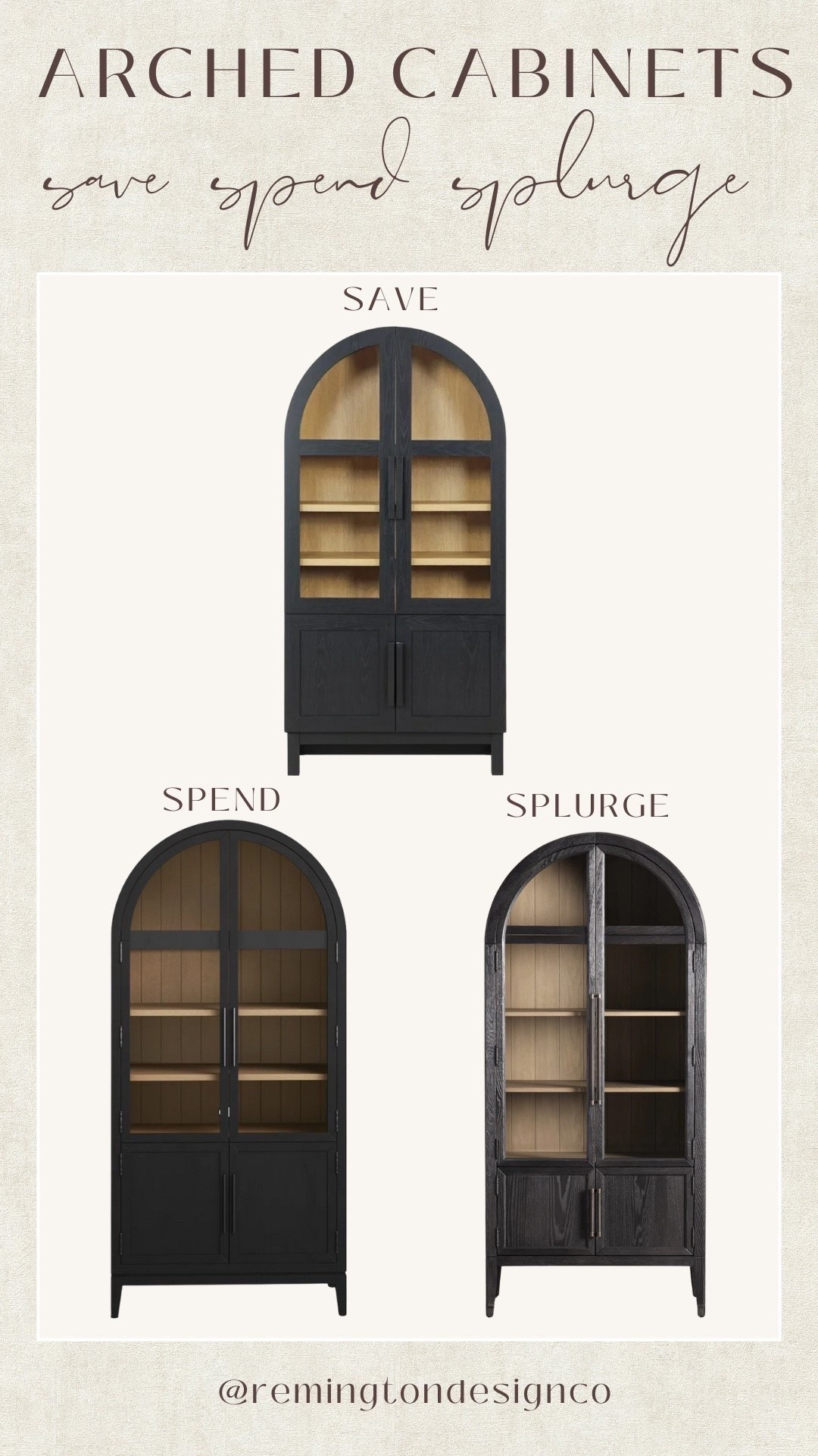 Arched cabinets I am loving! I included 3 options all at different price points 🙌🏼

Style tips - Cabinets - Arched cabinets #LTKStyleTip