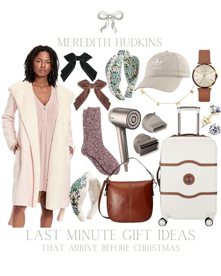 Christmas gift ideas, last-minute Christmas gifts, gifts for her, gifts for mom, barefoot dream socks, robe, headband, fuzzy socks, leather purse, luggage, Adidas, watch, dainty jewelry, earrings, hairdryer, velvet ribbon, hair bow, preppy, classic, timeless, stocking stuffer, travel essentials, loungewear. Beauty, womens fashion, Amazon 

#LTKunder50 #LTKGiftGuide #LTKstyletip