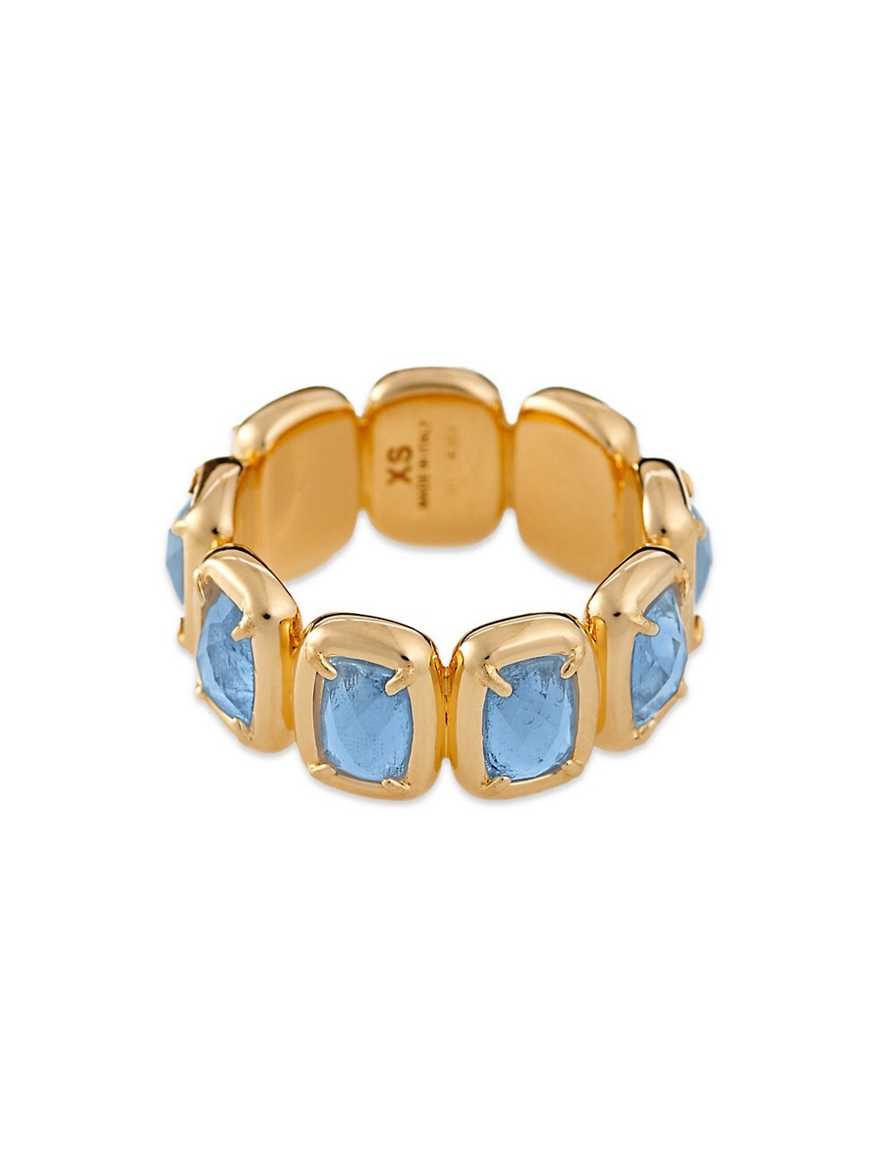 Toy 18K-Gold-Plated, Glass & Enamel Eternity Band | Saks Fifth Avenue