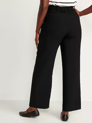 Extra High-Waisted Pleated Taylor Wide-Leg Trouser Suit Pants for Women | Old Navy (US)