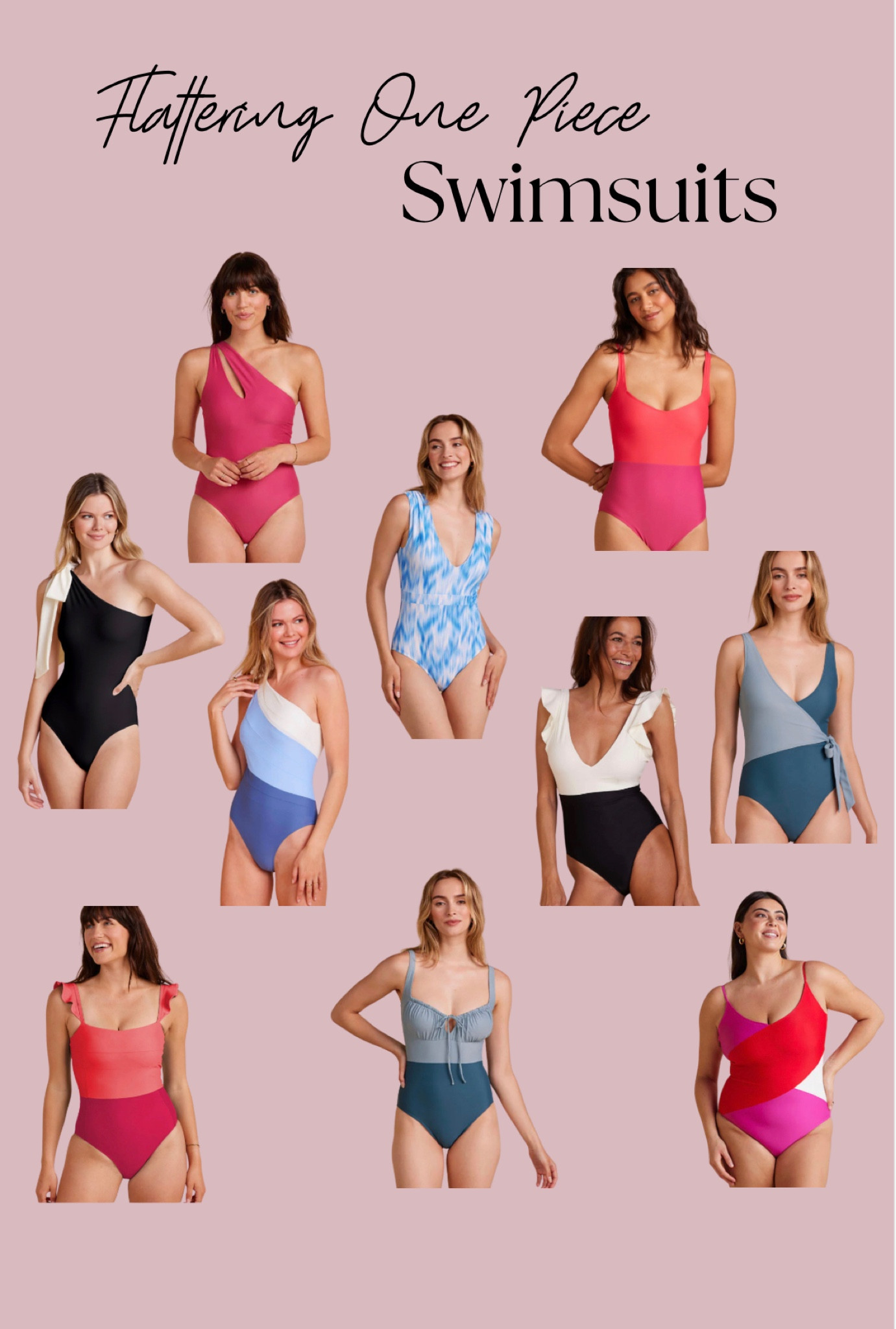 Flattering one piece swimsuits 

#LTKSeasonal #LTKSpringSale #LTKstyletip