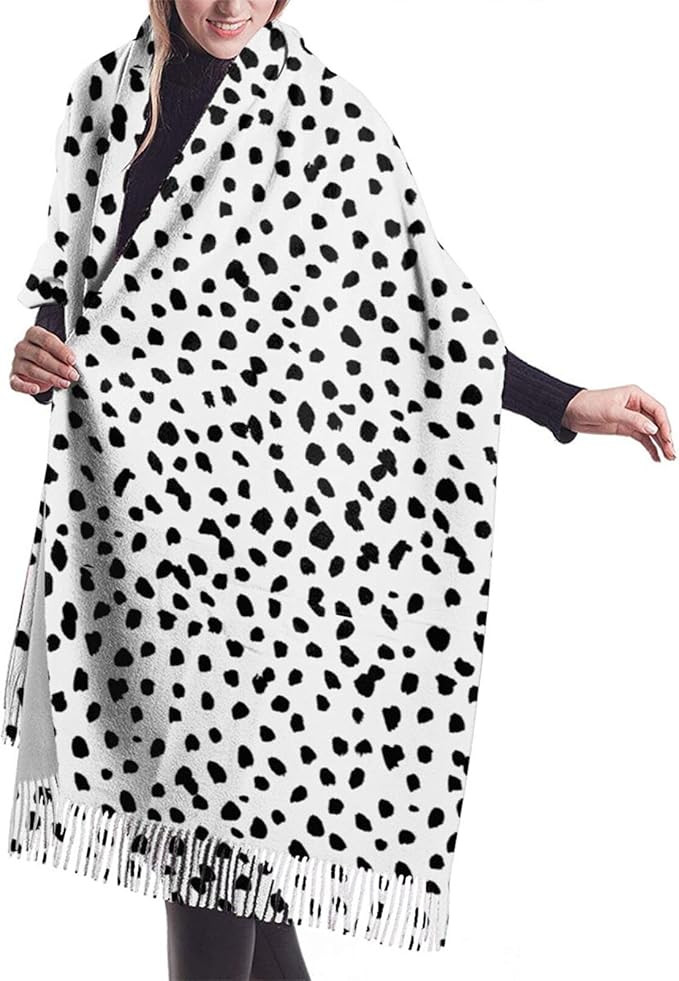 Women's Fashion Scarves Dalmatian Print Comfortable Long Shawl Winter Soft Thick Warm Scarf | Amazon (US)