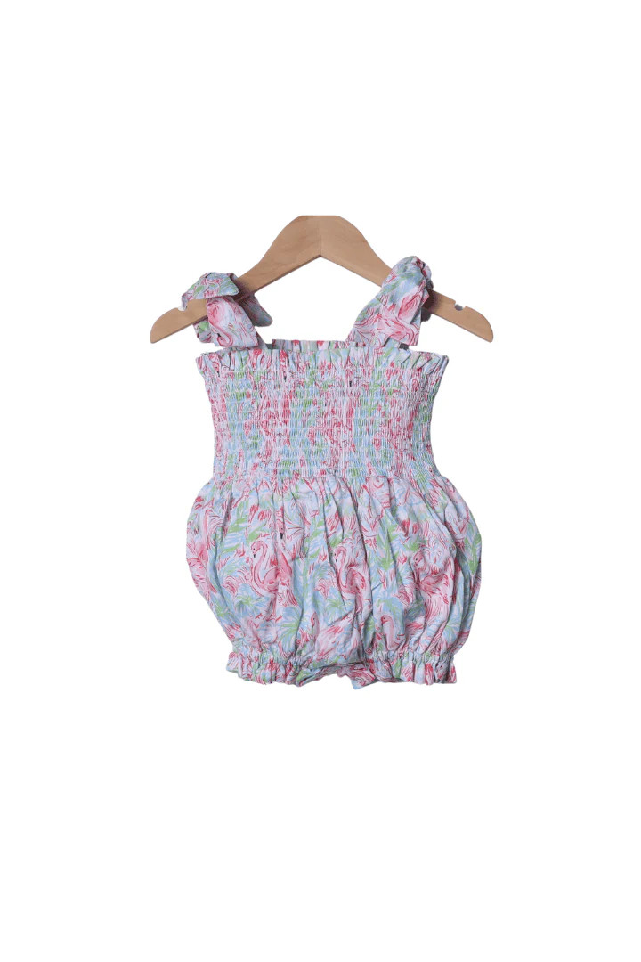 Smocked Flamingo Summer Fun Tie Shoulder Bubble | The Smocked Flamingo