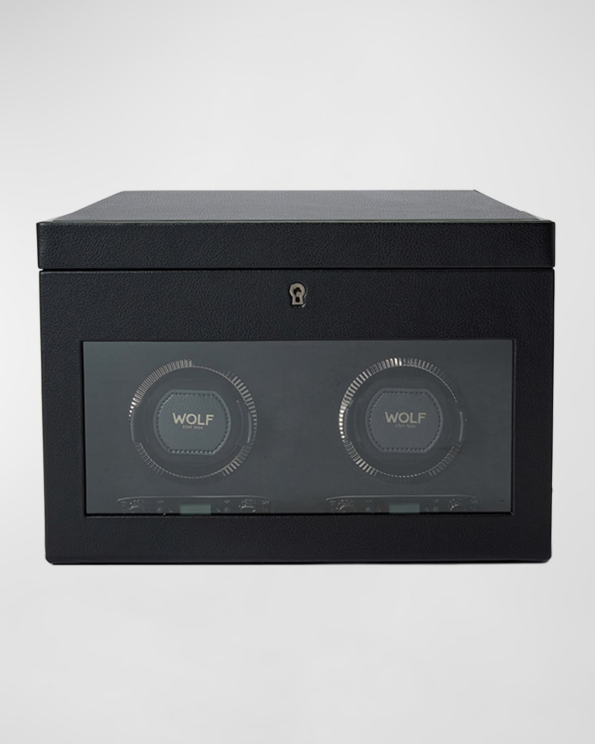 British Racing Double Watch Winder With Storage | Neiman Marcus