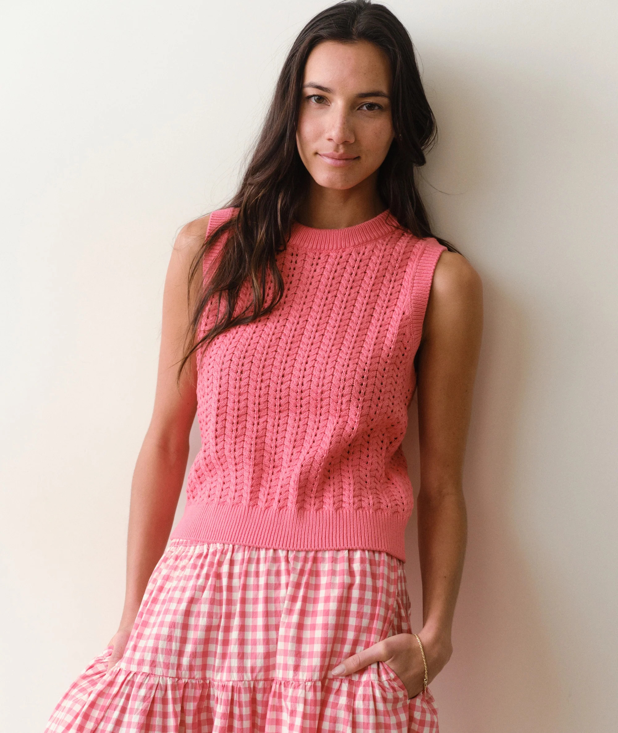 Mina Pointelle Sweater Tank | Marine Layer