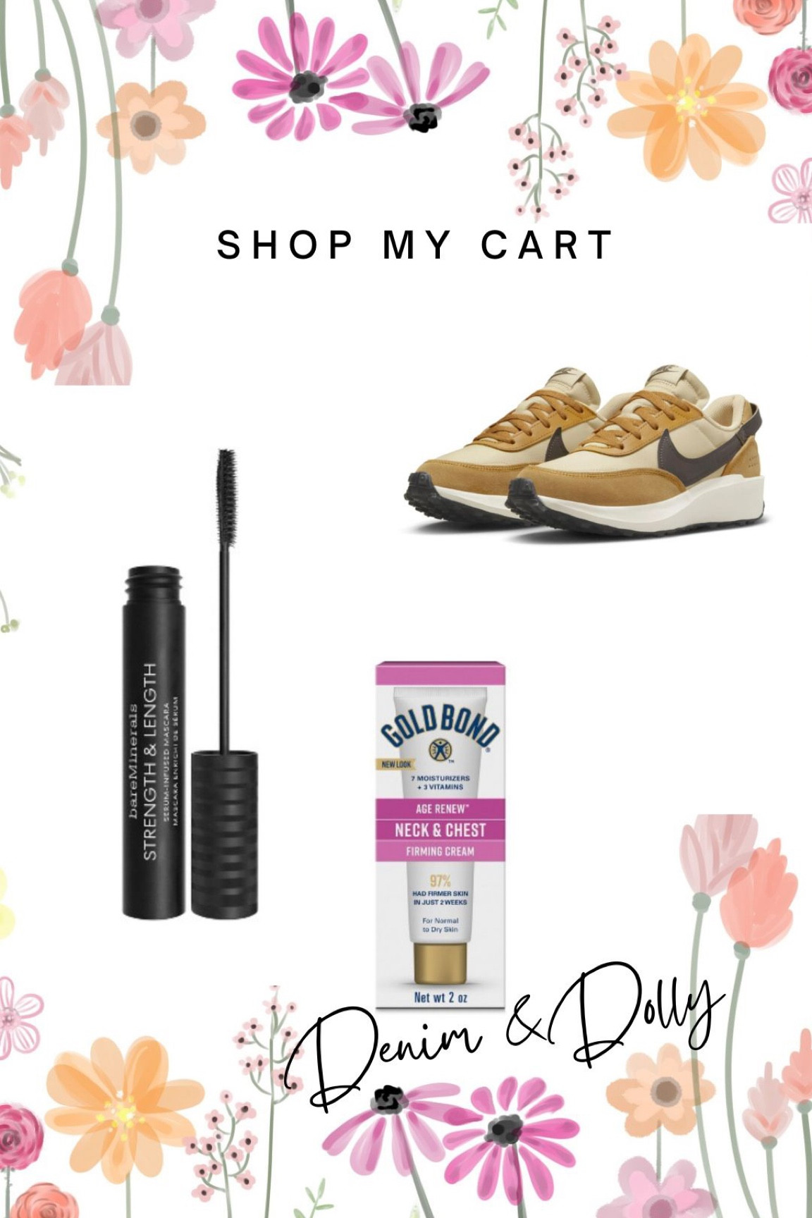 Shop my cart! 
💄 Favorite mascara for growth and fullness. 
👟 New workout shoes at an amazing price. 
💄 Neck and chest firming cream that I have heard amazing things about and can’t wait to try! 

#LTKshoecrush #LTKitbag #LTKFind