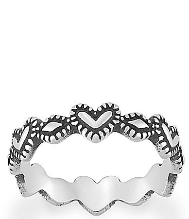 James Avery Sterling Silver Hearts Ring - 4.5 | Dillard's
