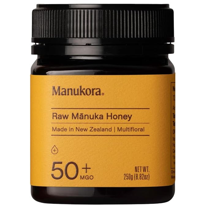 Manukora MGO 50+ Multifloral Raw Manuka Honey New Zealand - Authentic Non-GMO Pure Honey, MGO Cer... | Amazon (US)