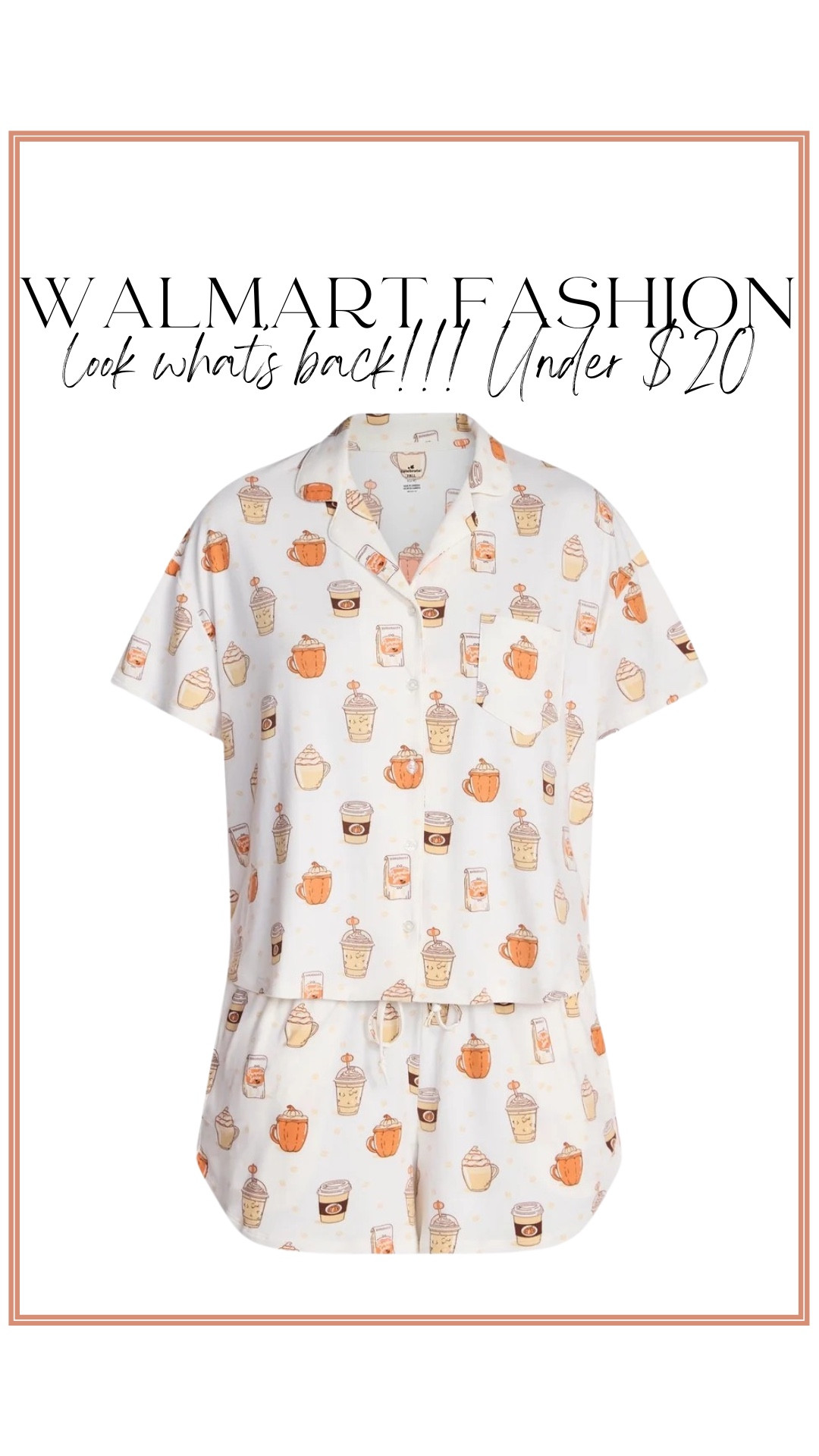 The viral pumpkin lounge set is BACK and still under $20! 🎃☕ If you love cozy mornings, coffee, and all things fall, this adorable pajama set is a must-have. It’s lightweight, super soft, and always sells fast once the season gets closer.

#walmartfashion #walmartfinds #fallpajamas #pumpkinseason #cozyvibes #fallstyle #loungewear #pumpkinlover #coffeelover #affordablefashion #walmartstyle #fallfavorites #comfystyle #budgetfinds #seasonaldecor

#LTKootd #LTKPetite #LTKmorningroutine