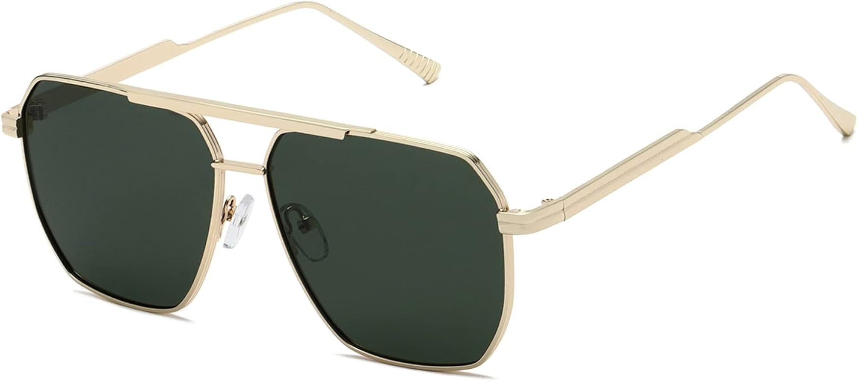 Kimorn Polarized Sunglasses Womens Men Retro Oversized Square Vintage Fashion Shades Classic Large M | Amazon (US)