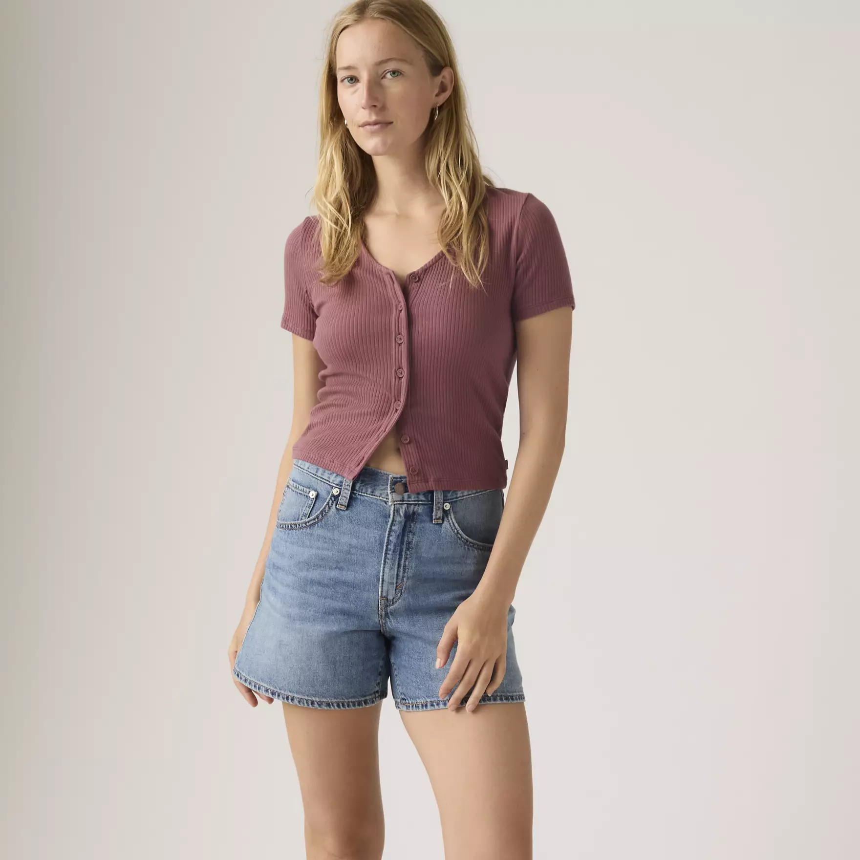 Cinch Mid-thigh Lightweight Women's Shorts | Levi's US