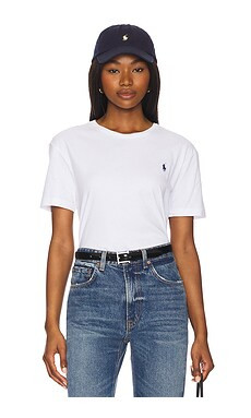 Polo Ralph Lauren Crewneck Tee in White from Revolve.com | Revolve Clothing (Global)