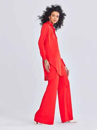 Avery Crepe Wide-Leg Pant - Gabrielle Union Collection | New York & Company
