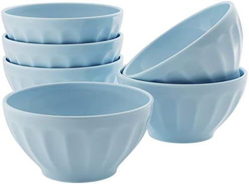 Kook Ceramic Cereal Bowl Set, Microwave and Dishwasher Safe, For Soup, Pasta, Salad, Dessert, 20 ... | Amazon (US)