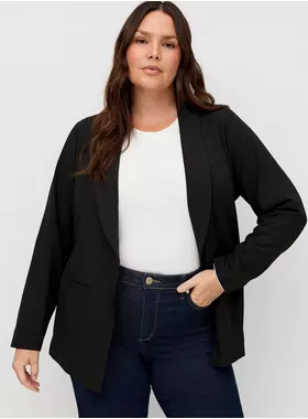 Parker Studio Crepe Blazer | Torrid (US & Canada)
