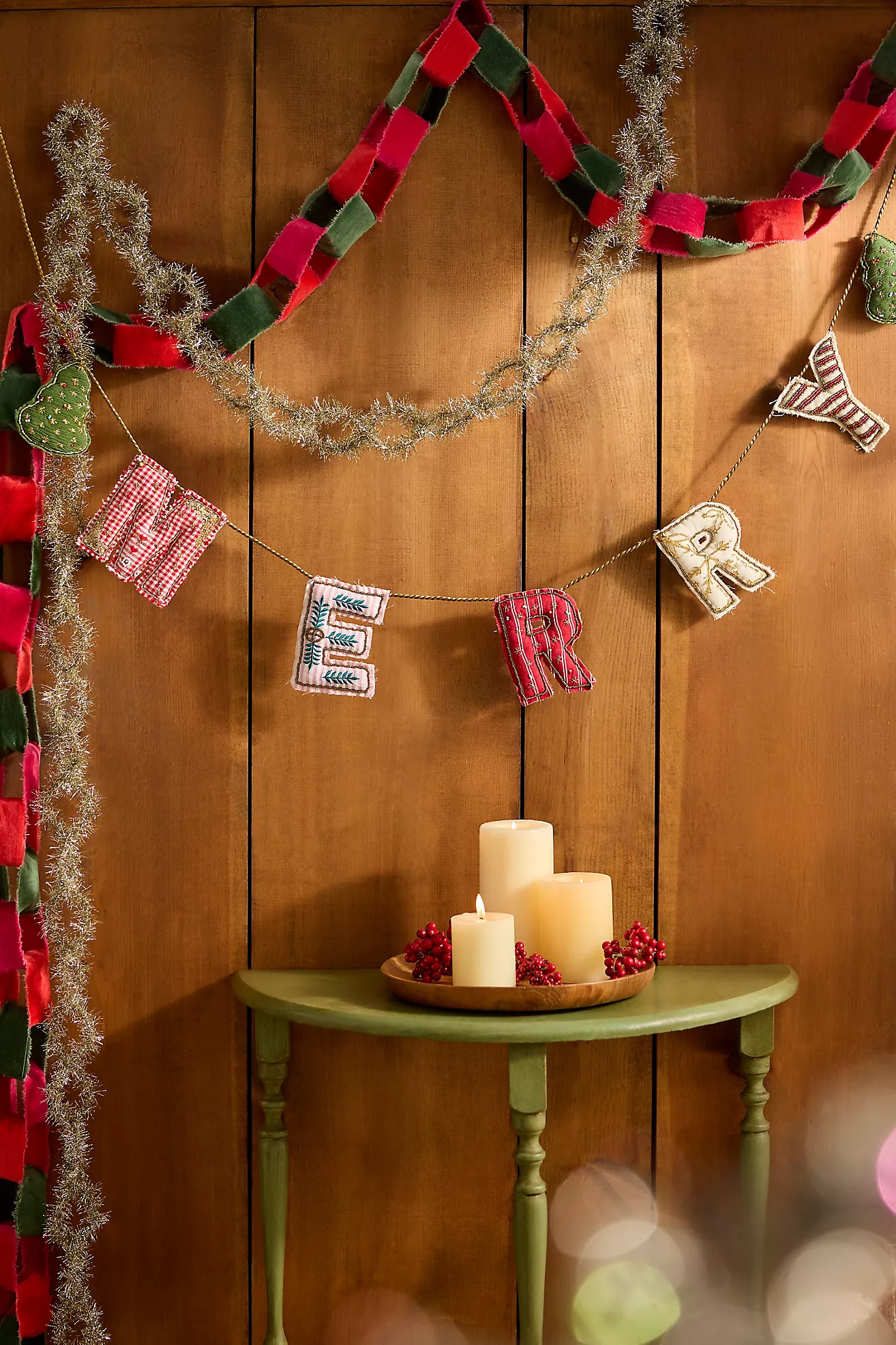Terrain Merry Beaded Garland | Anthropologie (US)