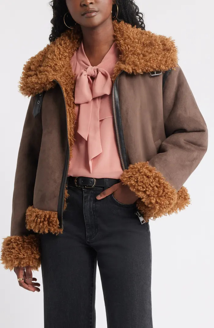 Faux Shearling Jacket | Nordstrom