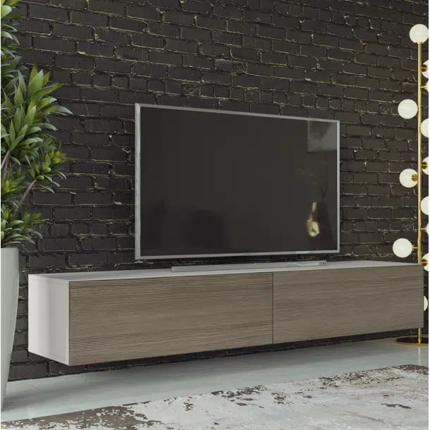 Inis Floating TV Stand for TVs up to 75" | Wayfair North America
