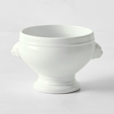 Apilco Lion's Head Porcelain Soup Bowls & Tureen | Williams-Sonoma
