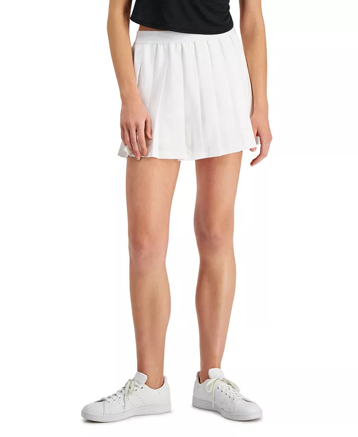 ID Ideology Women's Pleated High-Rise Pull-On Skort, Created for Macy's - Macy's | Macy's
