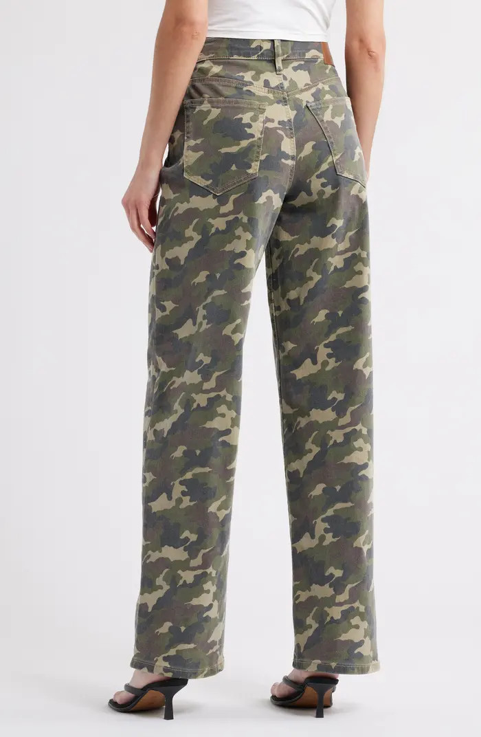 Low Slung Camo Baggy Jeans | Nordstrom