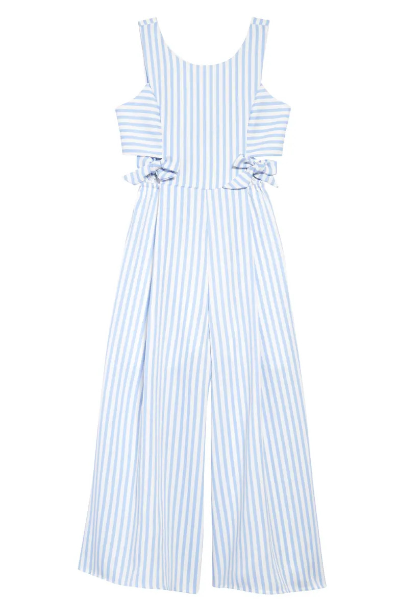 Ava & Yelly Kids' Stripe Wide Leg Jumpsuit | Nordstrom | Nordstrom
