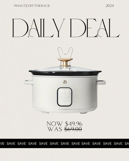 Save at Walmart on the beautiful collection by Drew Barrymore! Love this crockpot now marked down to $49.96!

#dailydeal #dealoftheday #walmartfinds #kitchen #crockpot #weddingregristry #housewarminggifts #walmart

#LTKGiftGuide #LTKFindsUnder100 #LTKHome