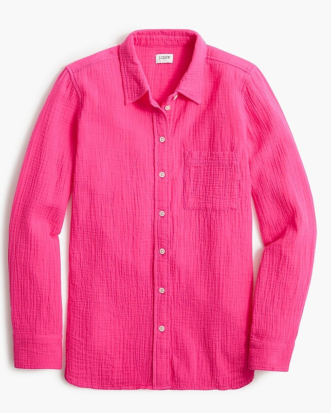 Gauze button-up shirt | J.Crew Factory