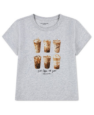 Girls' Iced Coffee Classic Crewneck T-Shirt | Macy's