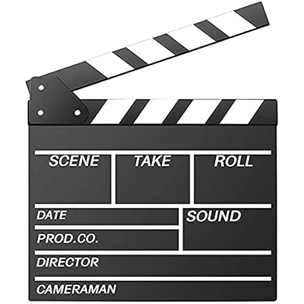 ArtCreativity Movie Clapboard, Hollywood Movie Theme Party Decorations, Academy Awards Party Supplie | Amazon (US)